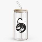 Банка с бамбуковой крышкой