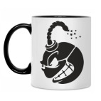 Кружка двухцветная