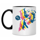 Кружка двухцветная