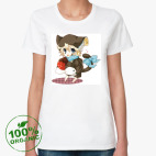 Женская футболка органик