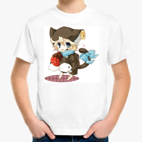 Детская футболка с принтом кавай