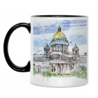 Кружка двухцветная