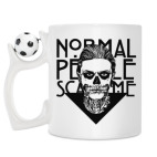 Кружка с футбольным мячиком