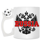 Кружка с футбольным мячиком