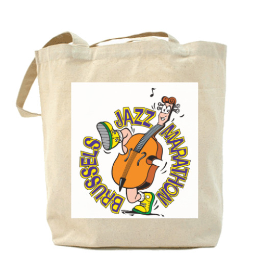 Сумка шоппер с принтом  'Jazz'