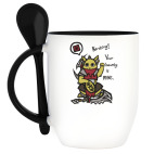 Кружка с ложкой