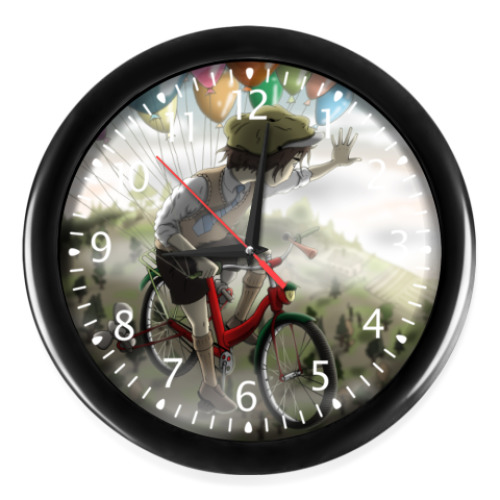 Часы с принтом Мальчишка на велосипеде