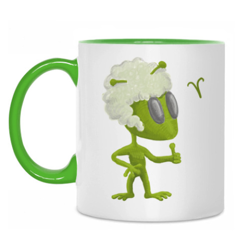 Кружка с принтом Пришельцы