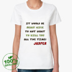 Женская футболка органик