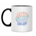 Кружка двухцветная