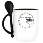 Кружка с ложкой