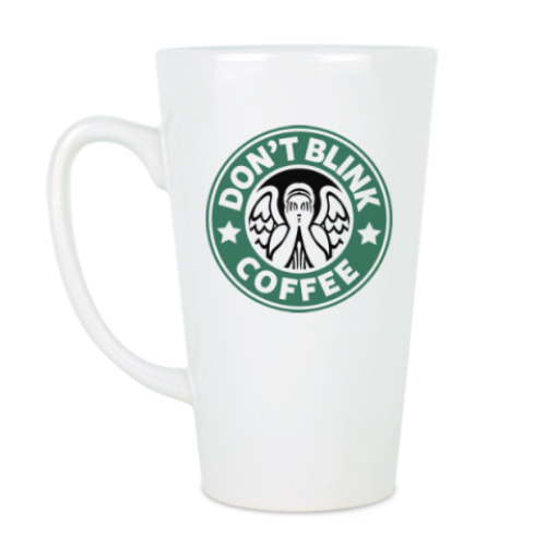 Чашка Латте с принтом Don't Blink Coffee
