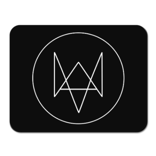Коврик для мыши с принтом Watch Dogs