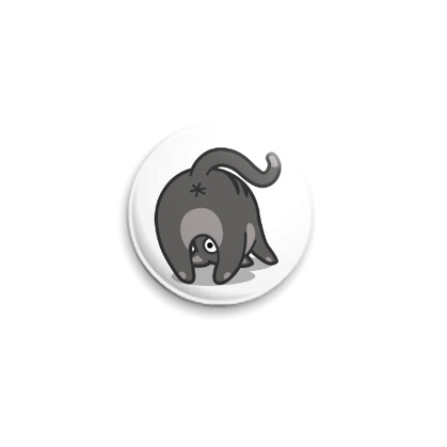 Значок 25мм с принтом Котик