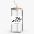 Банка с бамбуковой крышкой