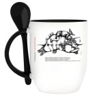 Кружка с ложкой