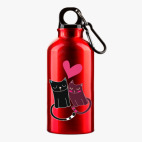 Металлическая бутылка 400 мл UV-DTF