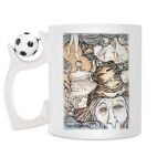 Кружка с футбольным мячиком