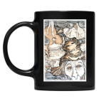 Кружка цветная UV-DTF