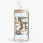 Банка с бамбуковой крышкой