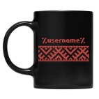 Кружка цветная UV-DTF