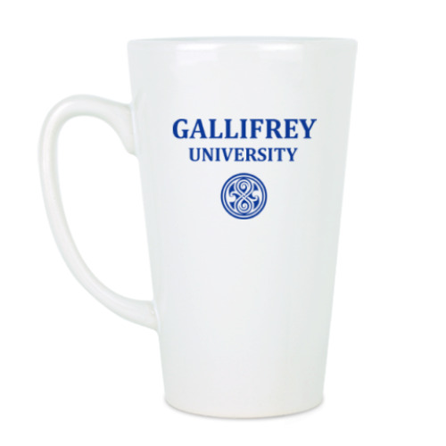 Чашка Латте с принтом Gallifrey University
