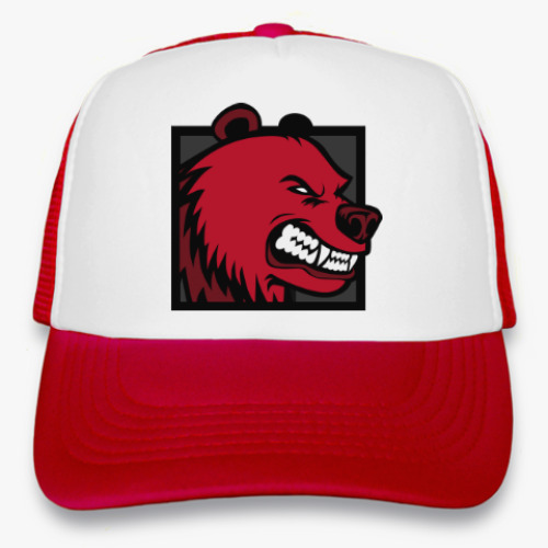 Кепка-тракер с принтом RED BEAR