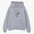 Толстовка худи оверсайз