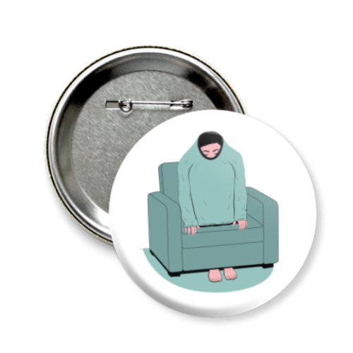 Значок 58мм с принтом Сны