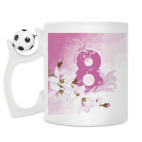 Кружка с футбольным мячиком