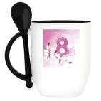 Кружка с ложкой