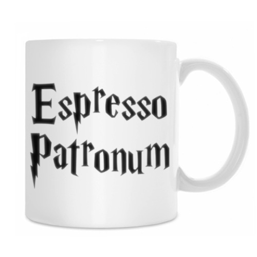 Кружка с принтом Espresso Patronum