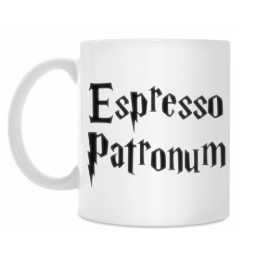 Кружка с принтом Espresso Patronum