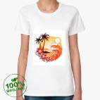 Женская футболка органик