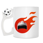 Кружка с футбольным мячиком
