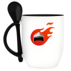 Кружка с ложкой