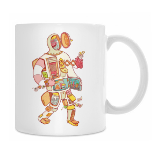 Кружка с принтом Странный Чувак