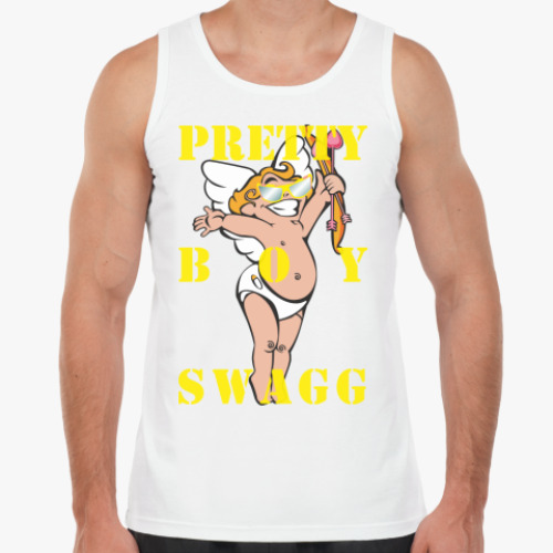 Майка с принтом PRETTY BOY SWAGG