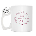 Кружка с футбольным мячиком