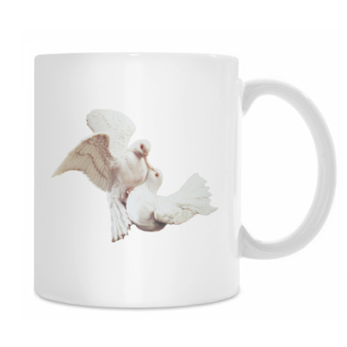 Кружка с принтом Молодожёны