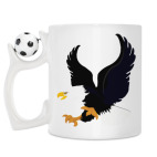 Кружка с футбольным мячиком