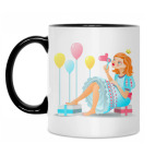 Кружка двухцветная