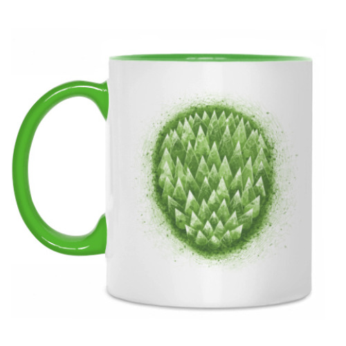 Кружка с принтом развитие / рост / процветание