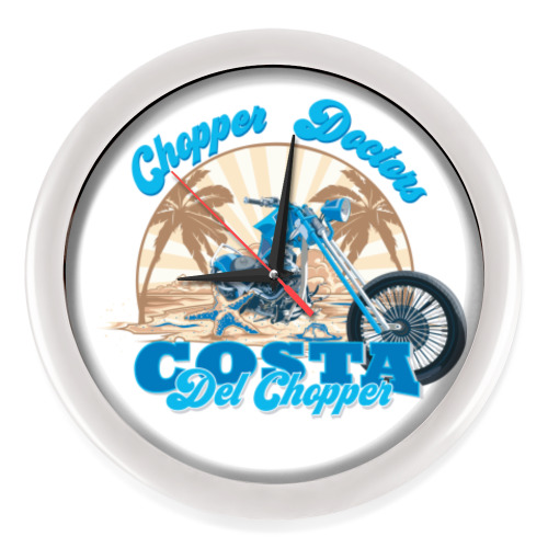 Настенные часы с принтом Chopper Doctors