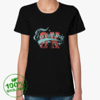 Женская футболка органик