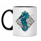 Кружка двухцветная