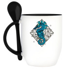 Кружка с ложкой