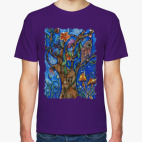 Сова в волшебном лесу