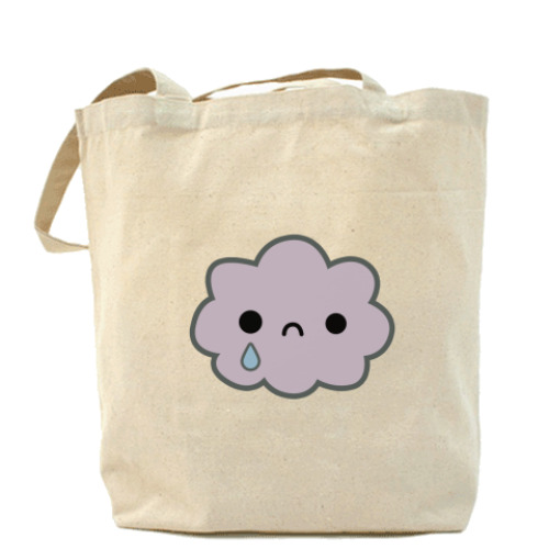 Сумка шоппер с принтом ТУЧКА