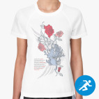 Женская спортивная футболка